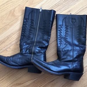 Laredo black women’s cowboy boots